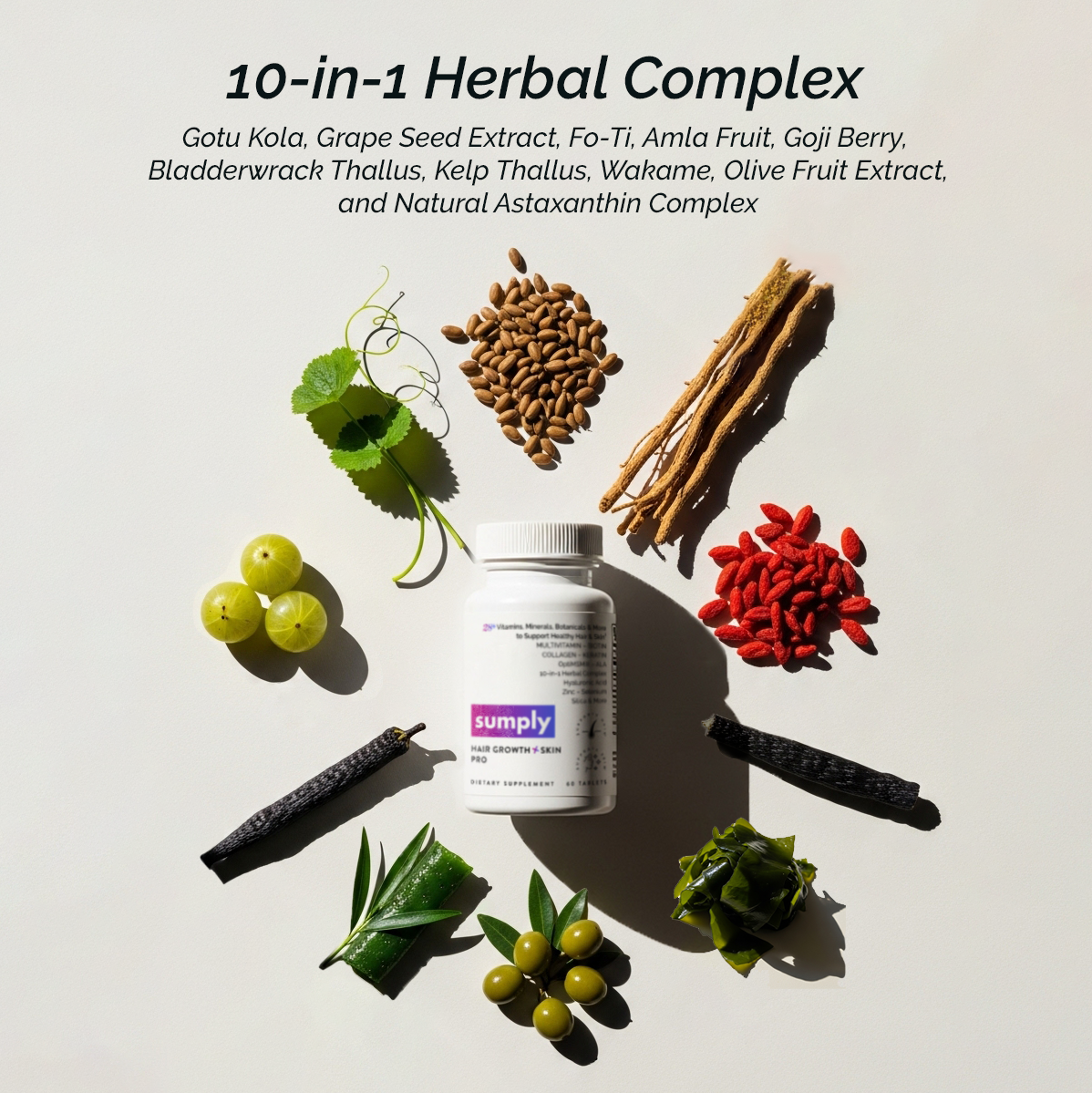 Hair Growth + Skin Pro For Men & Women